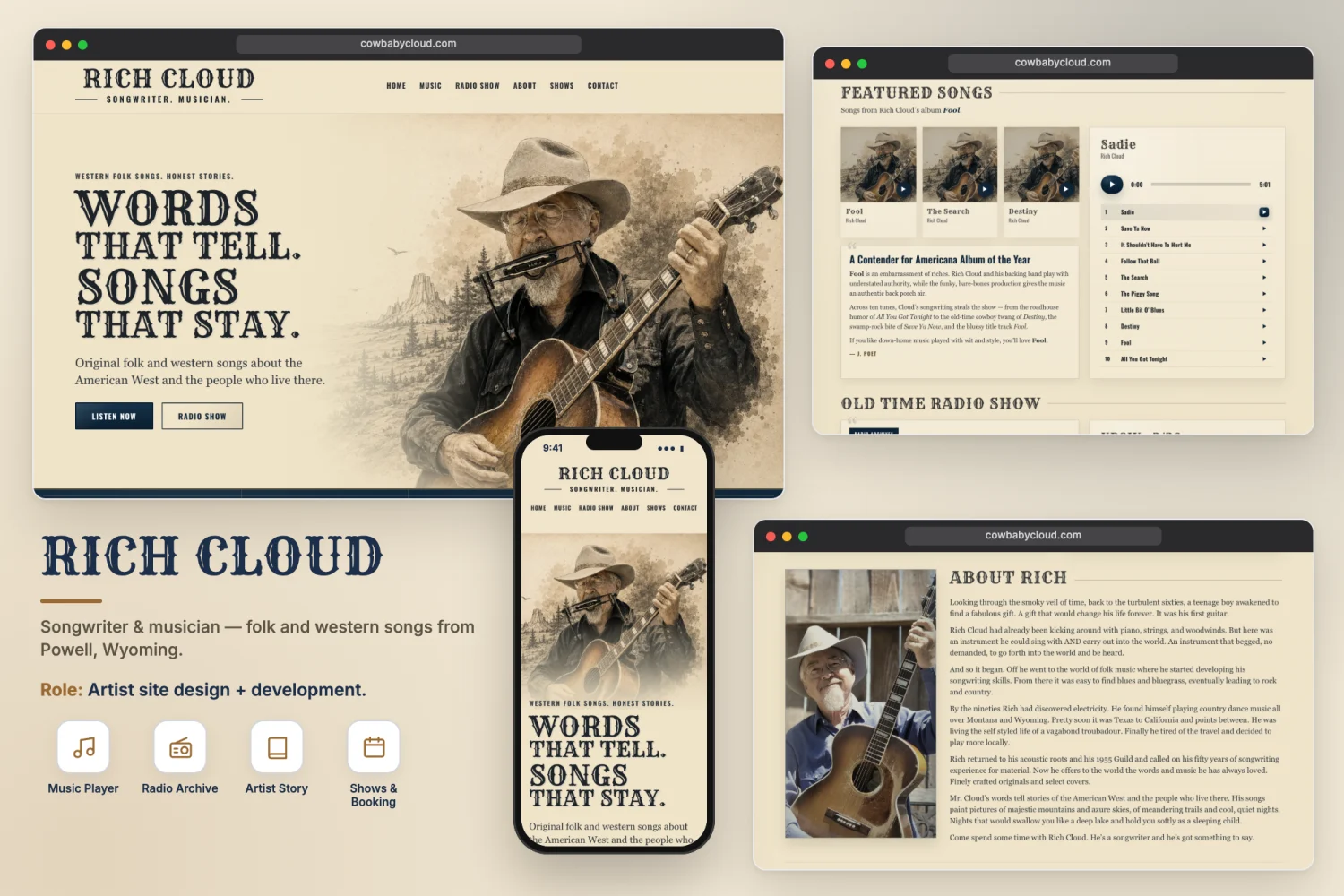 Rich Cloud website