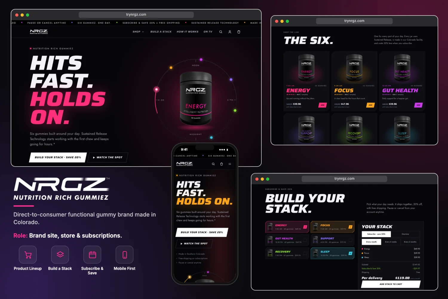 NRGZ website