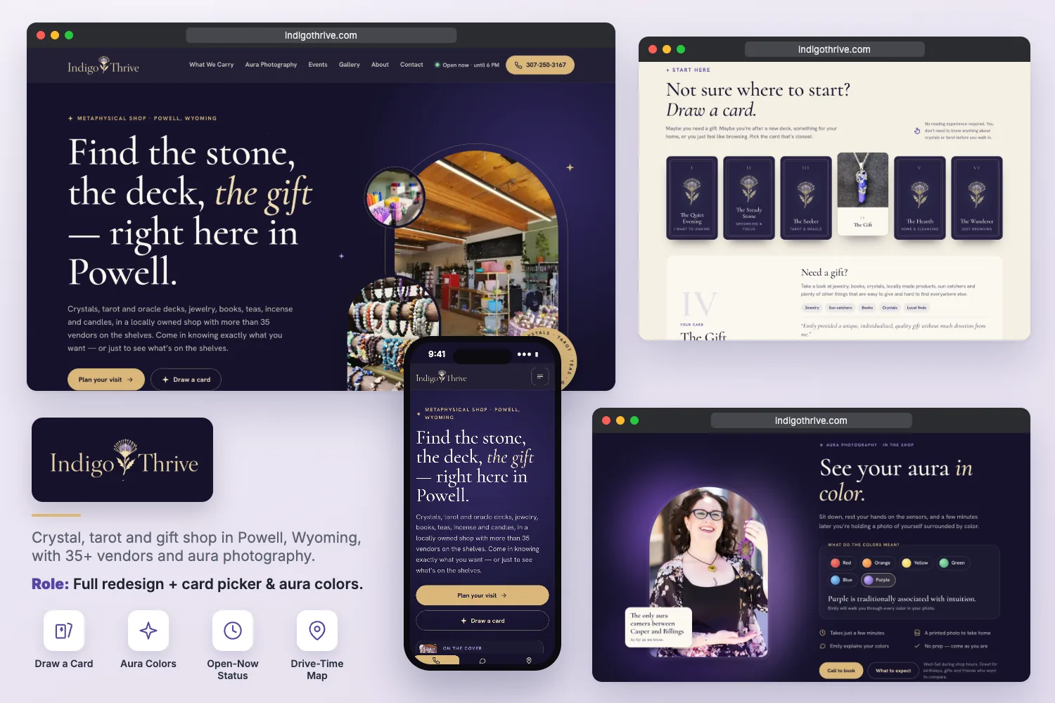Indigo Thrive website